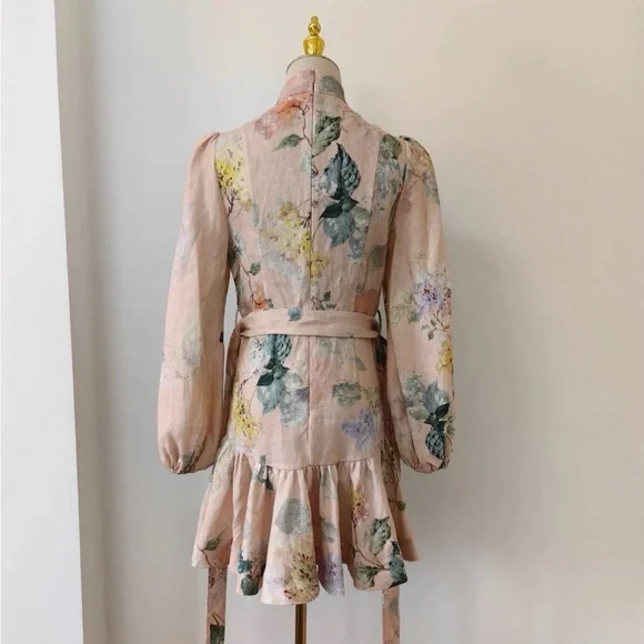 Zimmermann Illuminate Peplum Mini Dress, New - Picture 6 of 10